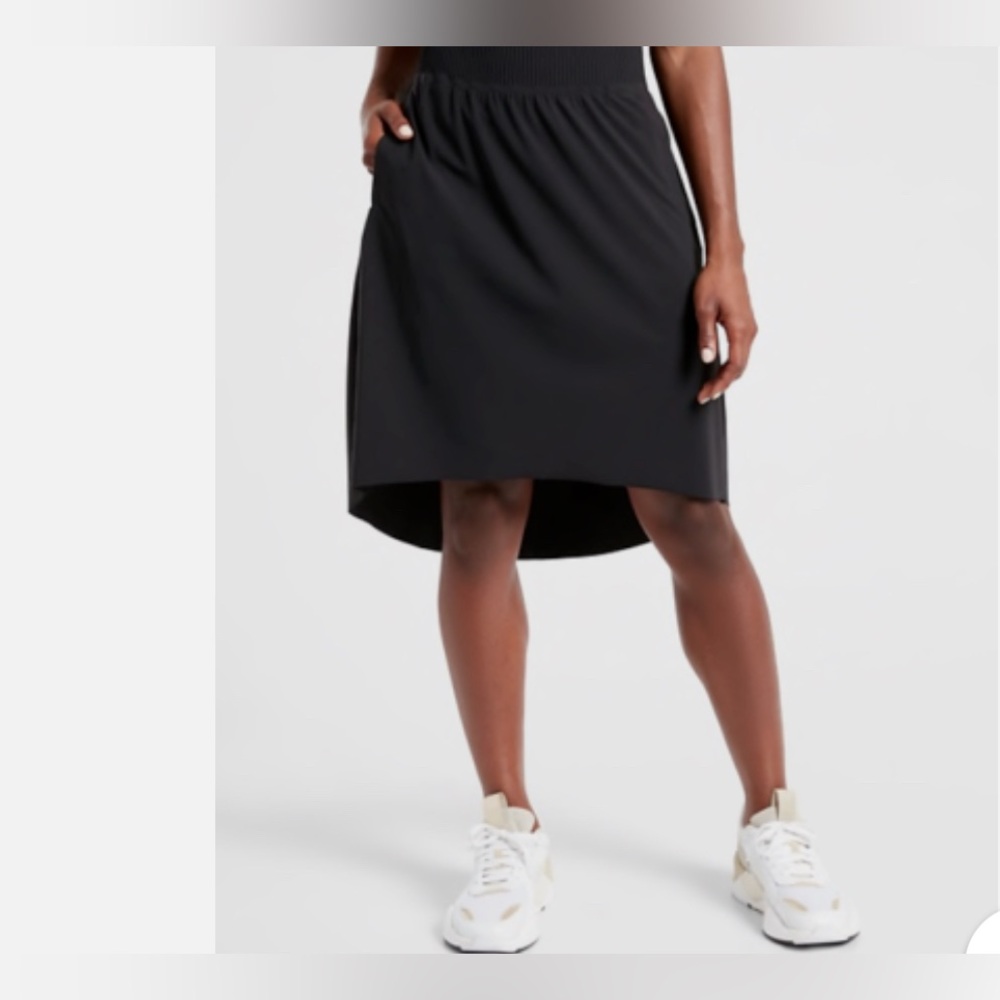 Athleta Black High-Low (Cosmic) Skirt